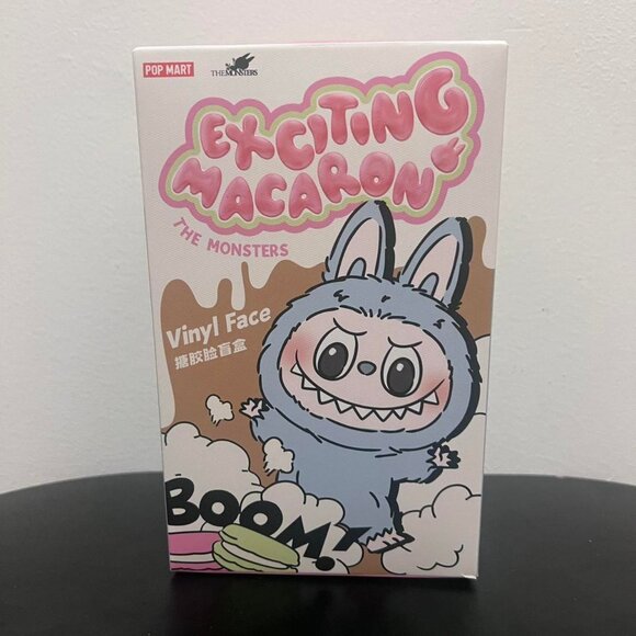 Popmart The Monsters Labubu Macaron Sea Salt Coconut - Picture 3 of 7